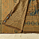 Online Ajrakh Mul Soft Cotton Saree - Tree Motif