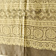 buy Ajrakh Mulberry Silk Dupatta - Natural dyed - Beige 
