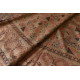 shop Ajrakh Block Printed - Mulberry Silk Saree