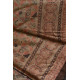 shop Ajrakh Block Printed - Mulberry Silk Saree