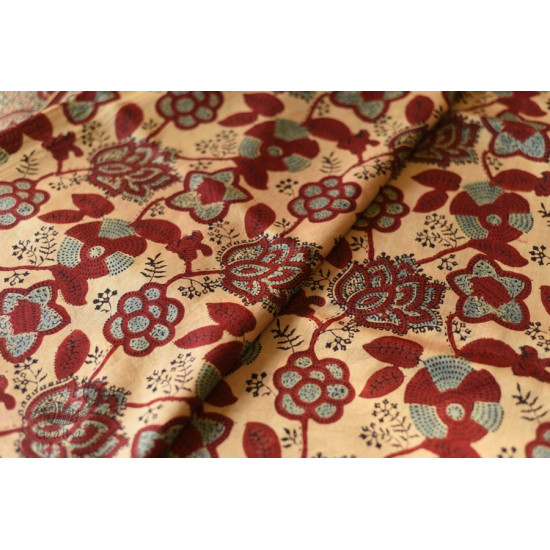 shop Mulberry Silk Saree ~ Ajrakh Block Prints