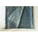 shop Ajrakh Tussar Silk Saree with Natural Dyed Indigo