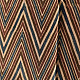 shop Hand Block Printed - Ajrakh Cotton - Brown Zik Zak Scarf