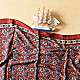 Shop Natural Dyed Ajrakh Prints - Modal Silk Stole ~ Red