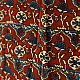 Shop Natural Dyed Ajrakh Prints - Modal Silk Stole ~ Red