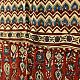Shop Natural Dyed Ajrakh Prints - Modal Silk Stole ~ Red
