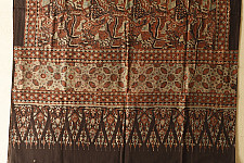 Sakhi . सखी ⁂ Ajrakh Block Printed Pure Cotton Dupatta (23)