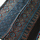Shop modal silk ajrakh Saree - Blue Doted