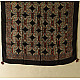 shop Ajrakh Block Printed - Square Modal Silk Scarf - Black