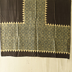 Ajrakh Mulberry Silk Dupatta | Natural dyed - G
