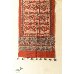 Amoha . अमोहा | Mulmul Soft Cotton Ajrakh Stole -1