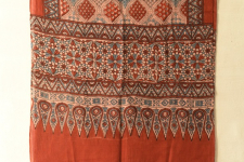 Amoha . अमोहा | Ajrakh Block Prints - Mulmul Soft Cotton Stole