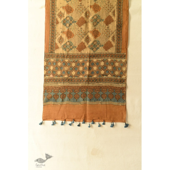 shop Mulmul Cotton Ajrakh Stole