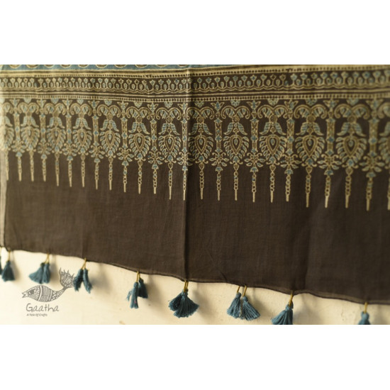 अमोहा ❋ Mul Cotton Ajrakh Stole ❋ 7