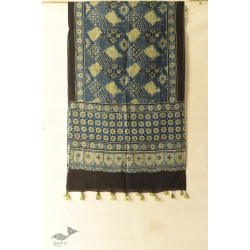 अमोहा ❋ Mul Cotton Ajrakh Stole - 10