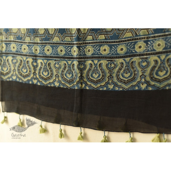 अमोहा ❋ Mul Cotton Ajrakh Stole ❋ 11