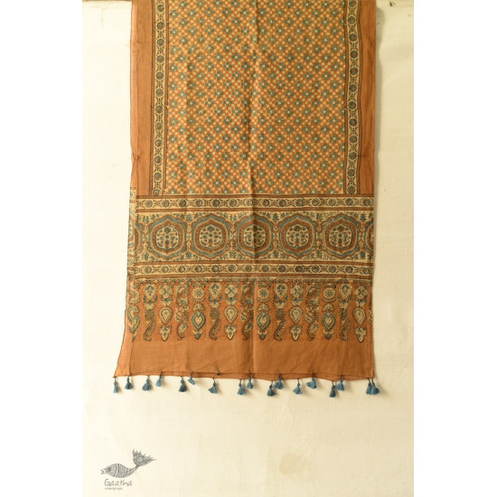 अमोहा ❋ Mul Cotton Ajrakh Stole ❋ 12