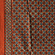 shop Hand Block Printed - Square Ajrakh Cotton Red Scarf