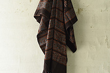 Sakhi . सखी ⁂ Ajrakh Block Printed Pure Cotton Dupatta - 09