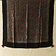 shop Ajrakh Block Printed - Square Modal Silk Black Scarf