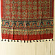 buy Ajrakh Mulberry Silk red Dupatta - A