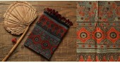 shop Ajrakh Block Print - Cotton Dupatta- Blue & Red