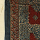 Shop Ajrakh Modal Silk Stole With Natural Dyed - Red & Blue