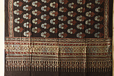 Sakhi . सखी ⁂ Ajrakh Block Printed Pure Cotton Dupatta  (39)