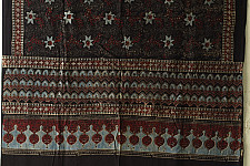 Sakhi . सखी ⁂ Ajrakh Block Printed Pure Cotton Dupatta - 12