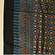shop Ajrakh Block Printed - Square Modal Silk Scarf - Blue & Red