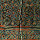 buy Ajrakh Mulberry Silk Dupatta - o
