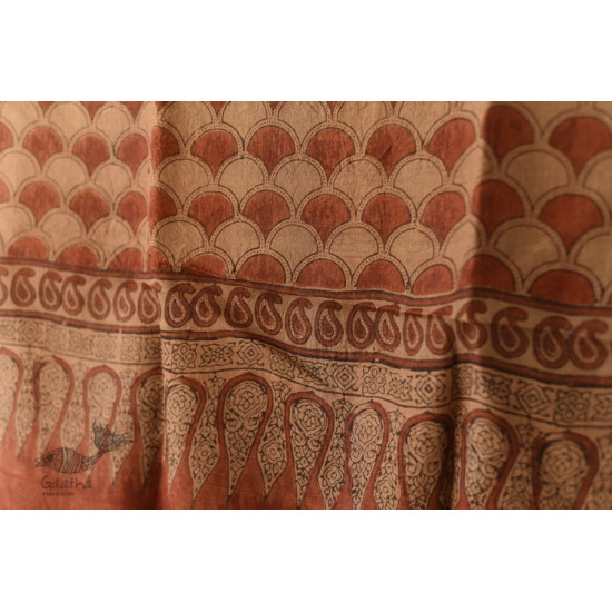 shop Ajrakh Tussar Silk Dupatta