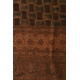 shop Ajrakh Block Print ~ Natural Color Woolen Smokey Black Stole 