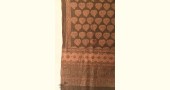 shop Ajrakh Block Print ~ Natural Color Woolen Shawl / Dupatta