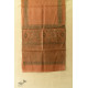 shop Natural Dyed - Ajrakh Tussar Silk Stole