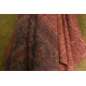 shop Ajrakh block print -  Woolen Brick Red shawl 