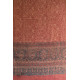 shop Ajrakh block print -  Woolen Brick Red shawl 