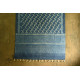 shop Ajrakh block print -  Woolen Indigo shawl 