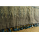 shop Reversible Quilt Shawl with Kantha Stitch Shawl - Wool + Silk