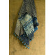 shop Reversible Quilt Shawl with Kantha Stitch Shawl - Wool + Silk