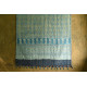 shop Reversible Quilt Shawl with Kantha Stitch Shawl - Wool + Silk