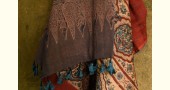 shop Reversible Quilt Shawl with Kantha Stitch Shawl - Wool + Silk