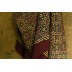 shop Two Sided Ajrakh Block Print Woolen dupatta