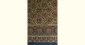 Ajrakh ~ Two Sided Ajrakh Block Print Woolen Dupatta / Reversible Woolen Blue & Red Dupatta