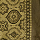shop Hand Block Printed - Ajrakh Silk Scarf - Light Yellow & Brown