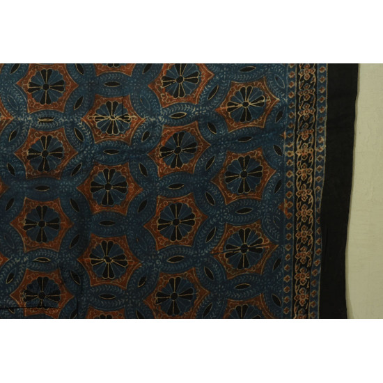 shop ajrakh block printed - Mashru stole