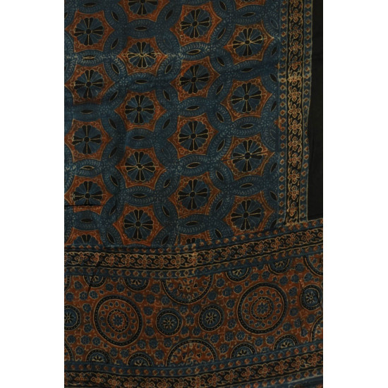 shop ajrakh block printed - Mashru stole