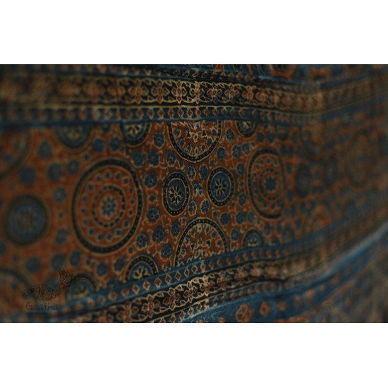 shop ajrakh block printed - Mashru stole