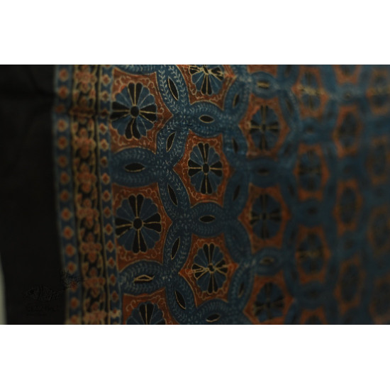 shop ajrakh block printed - Mashru stole