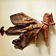 shop Hand Block Printed - Ajrakh Silk Scarf - Brown & Orange